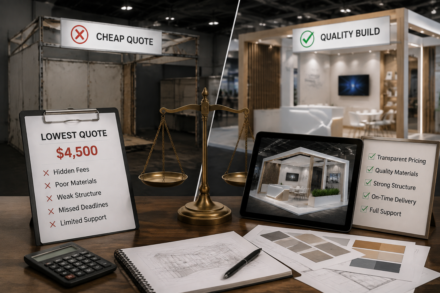 budget and design considerations for booth builder